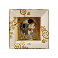 KÜNSTLERSCHALE Gustav Klimt - Der Kuss, New Bone China, Bunt, 12 cm - Multicolor, Keramik (1.5cm) - Goebel