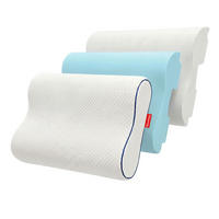 ORTHOPÄDISCHES Nackenkissen 60x36x9/13 cm - Weiß, Textil (36/60cm) - Blumtal