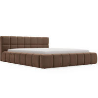 POLSTERBETT Alicante 140x200 Braun - Braun, Textil (140/200cm) - Graingold