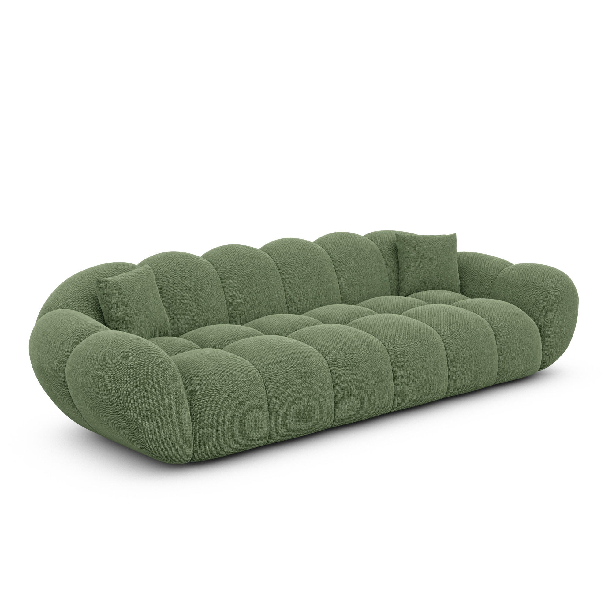 Varoyal 4-Sitzer-Sofa Grün 265x70x93 cm