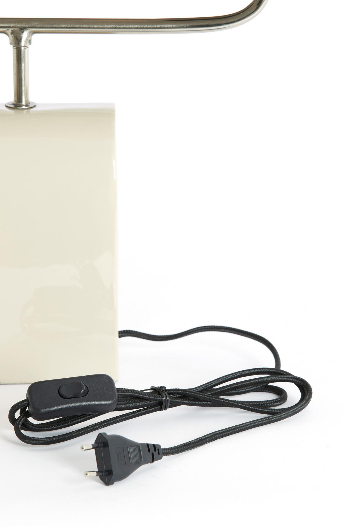 TISCHLAMPE Cardona Weiß 35/15.5/38 cm - Weiß, Metall (35/15.5/38cm) - Light & Living