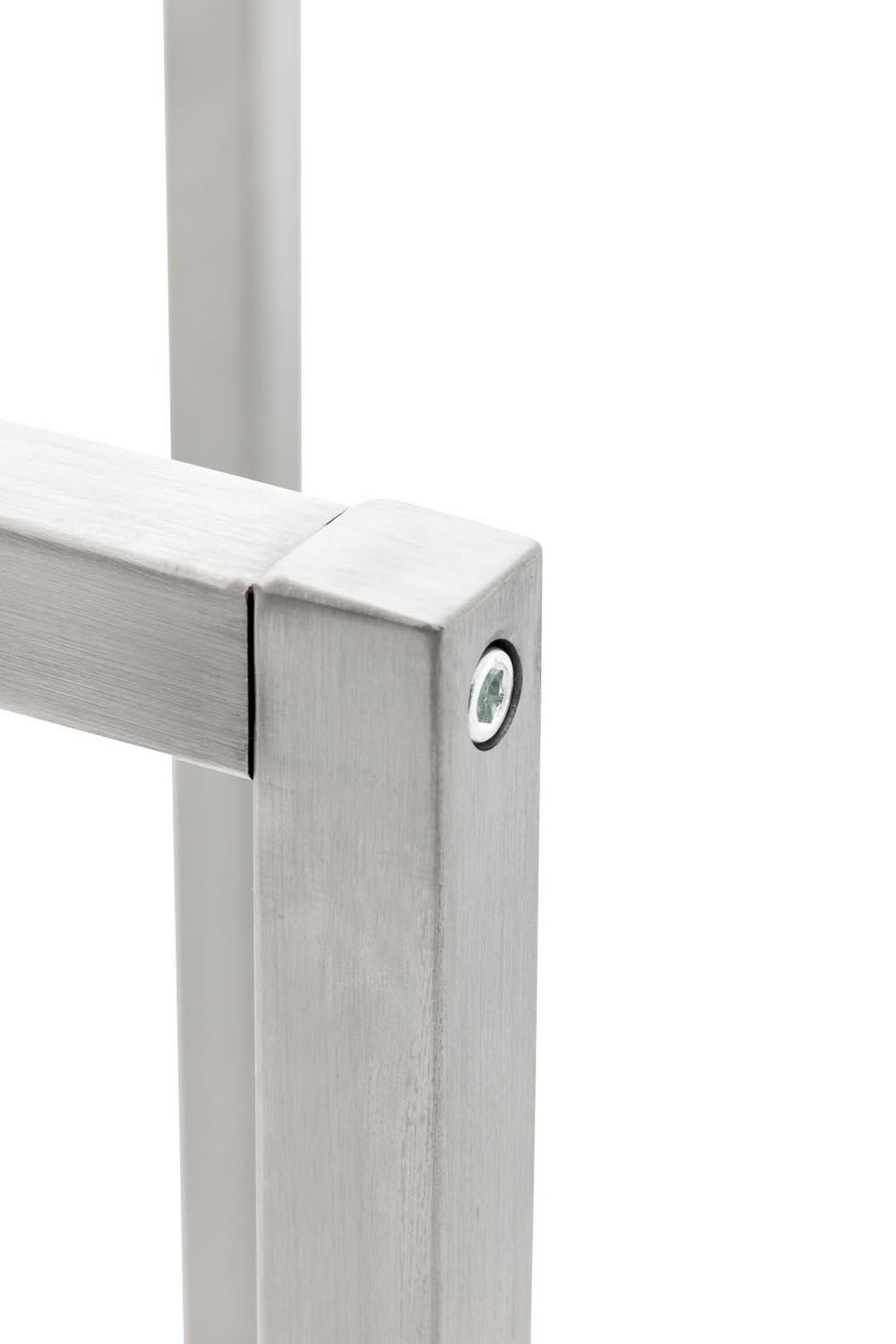 KASTENSTÄNDER Metall edelstahl - Edelstahlfarben, Metall (47/75/31cm) - CLP
