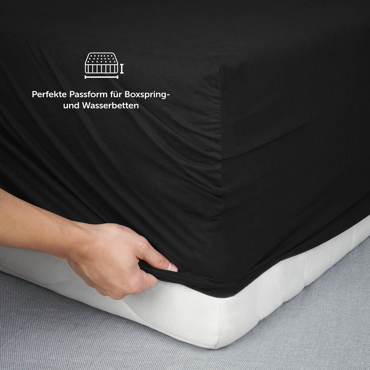 NAPÍNACIA PLACHTA 180/220 cm čierna - čierna, textil (180/220cm) - Blumtal