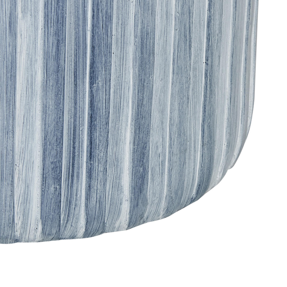 BEISTELLTISCH Beton grau rund 39 cm Amaro - Grau, Stein (39/39/48cm) - Beliani