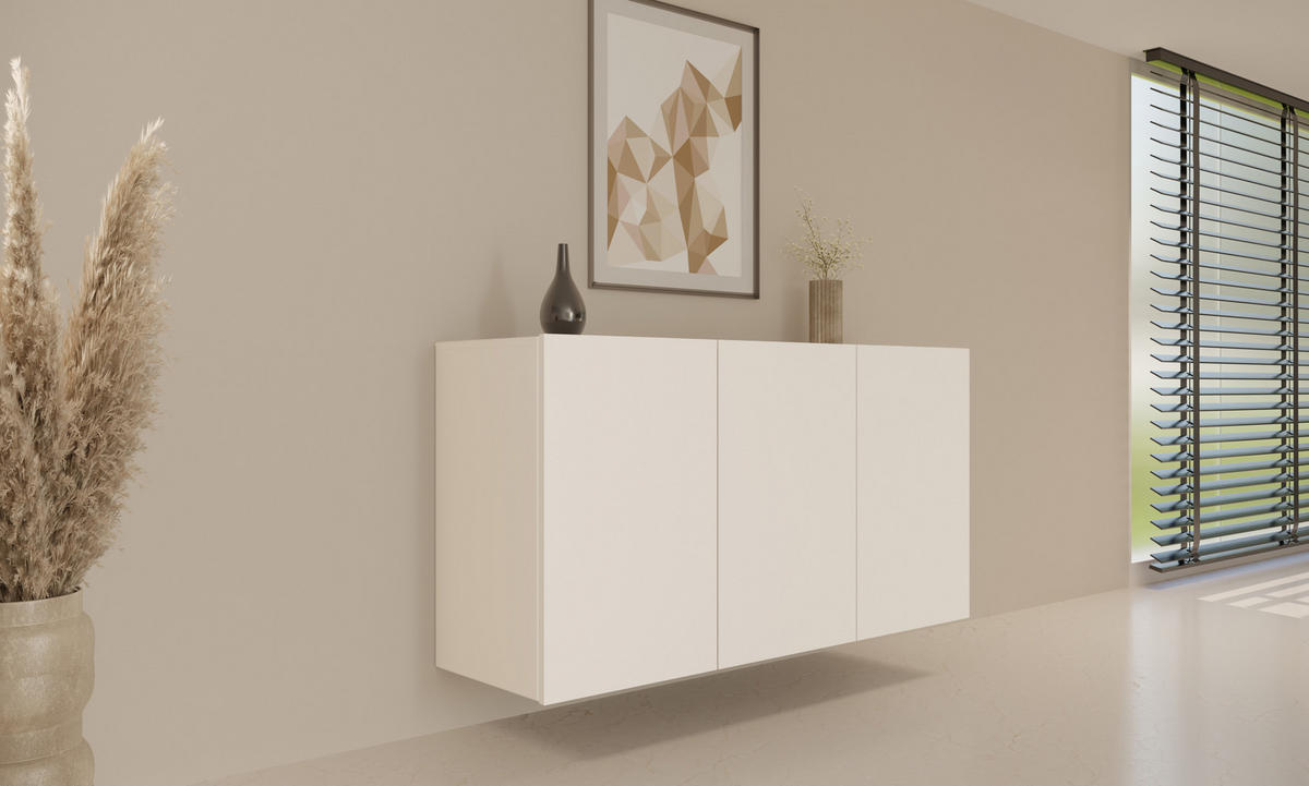 KOMMODE Dallas 160/60/35 - Weiß, Holzwerkstoff (160/60/35cm) - RAUMHIRSCH FURNITURE