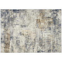 TEPPICH Polyester Grau - Grau, Textil (160/230cm) - HOMCOM