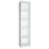 BÜCHERREGAL R1 Weiß 39/35/180 cm Offener Schrank - Weiß, Holzwerkstoff (39/180/35cm) - Matkam Möbel