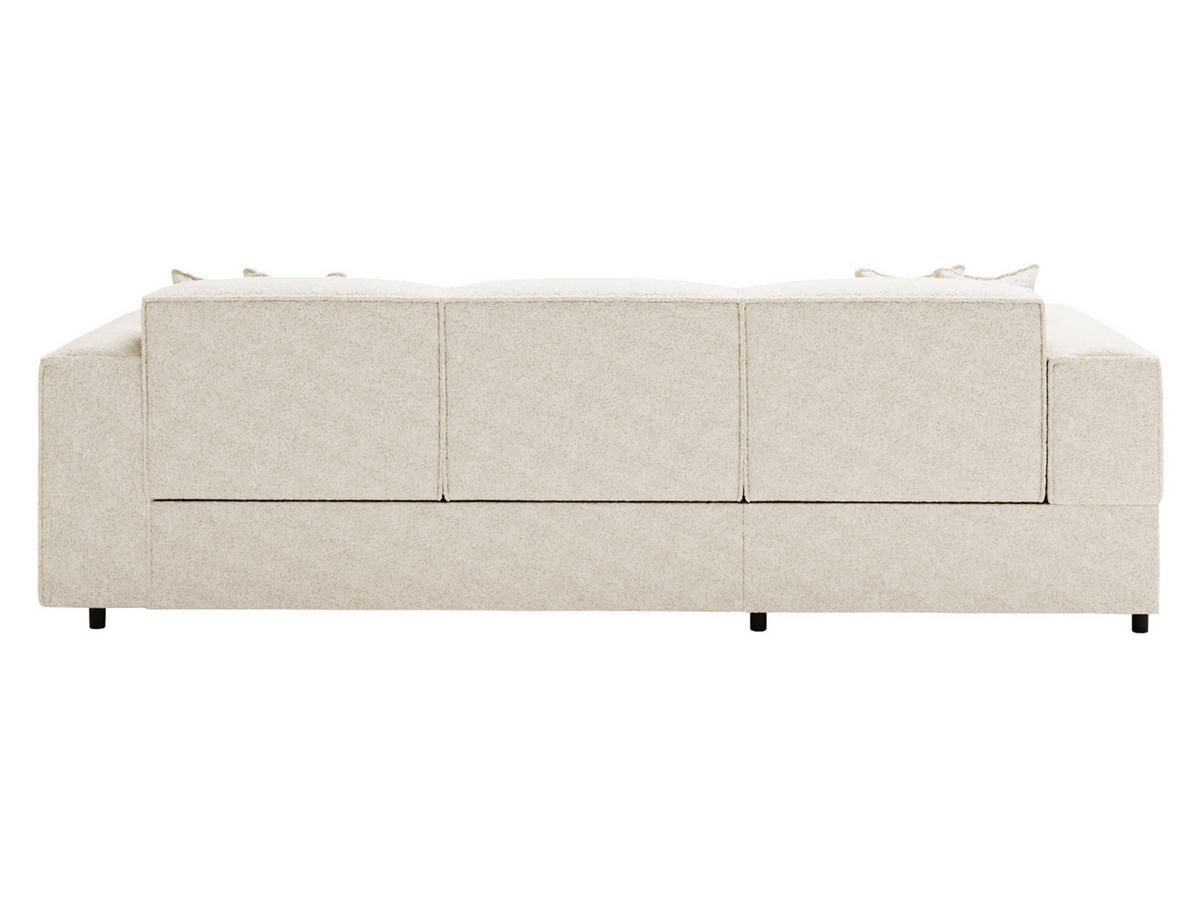 ECKSOFA Santos L, Seite: Links - Schwarz/Naturfarben, Holzwerkstoff/Kunststoff (253/166cm) - MIRJAN24