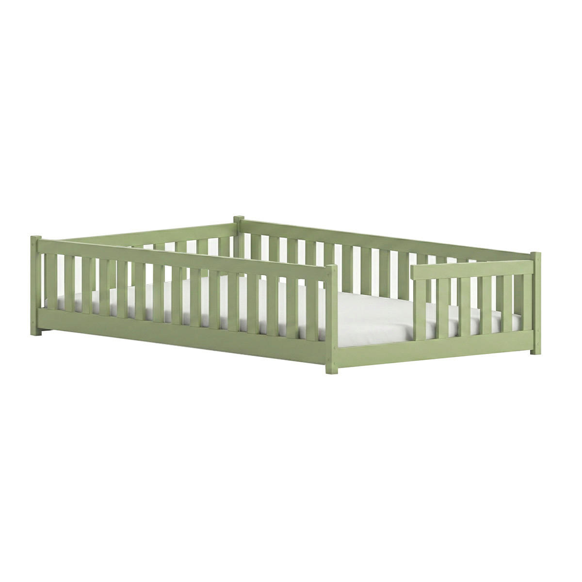 KREVET 120/200 Théa Oliva - zelena, drvo (120/200cm) - Petits-meubles