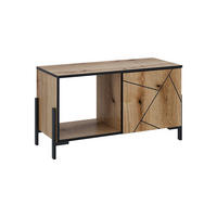 COUCHTISCH Hatto Eiche 90 x 39.7 cm mit 1 Tür - Eichefarben, Holzwerkstoff (39.7/90/50cm) - Vicco