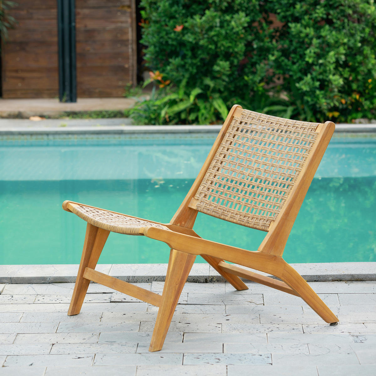 SESSEL Holz Braun - Braun, Holz (65/76/82cm) - Nordlys