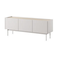 TV-BOARD 3 Türen Laris - 100 cm, Beige - Beige, Holz (144/55/37cm) - Emporius