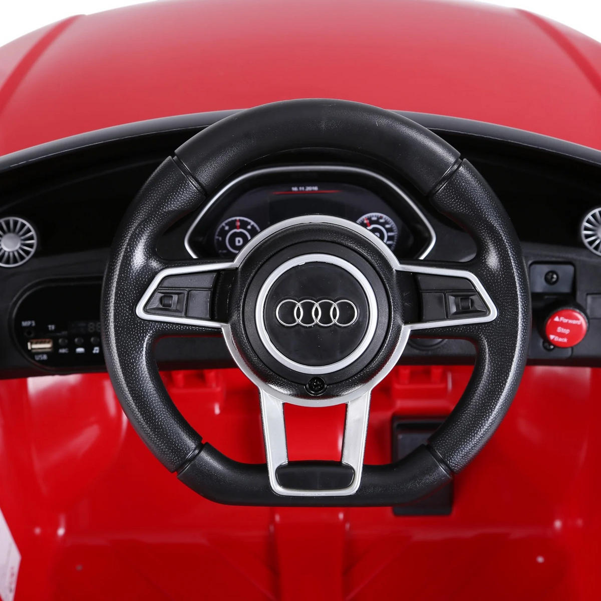 KINDERAUTO AUDI TT RS Rot - Rot, Kunststoff/Metall (63/103/44cm) - Jamb