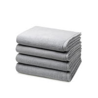HANDTUCH Sensual Skin 4er-Set - Hellgrau, Textil (50/100cm) - Ross