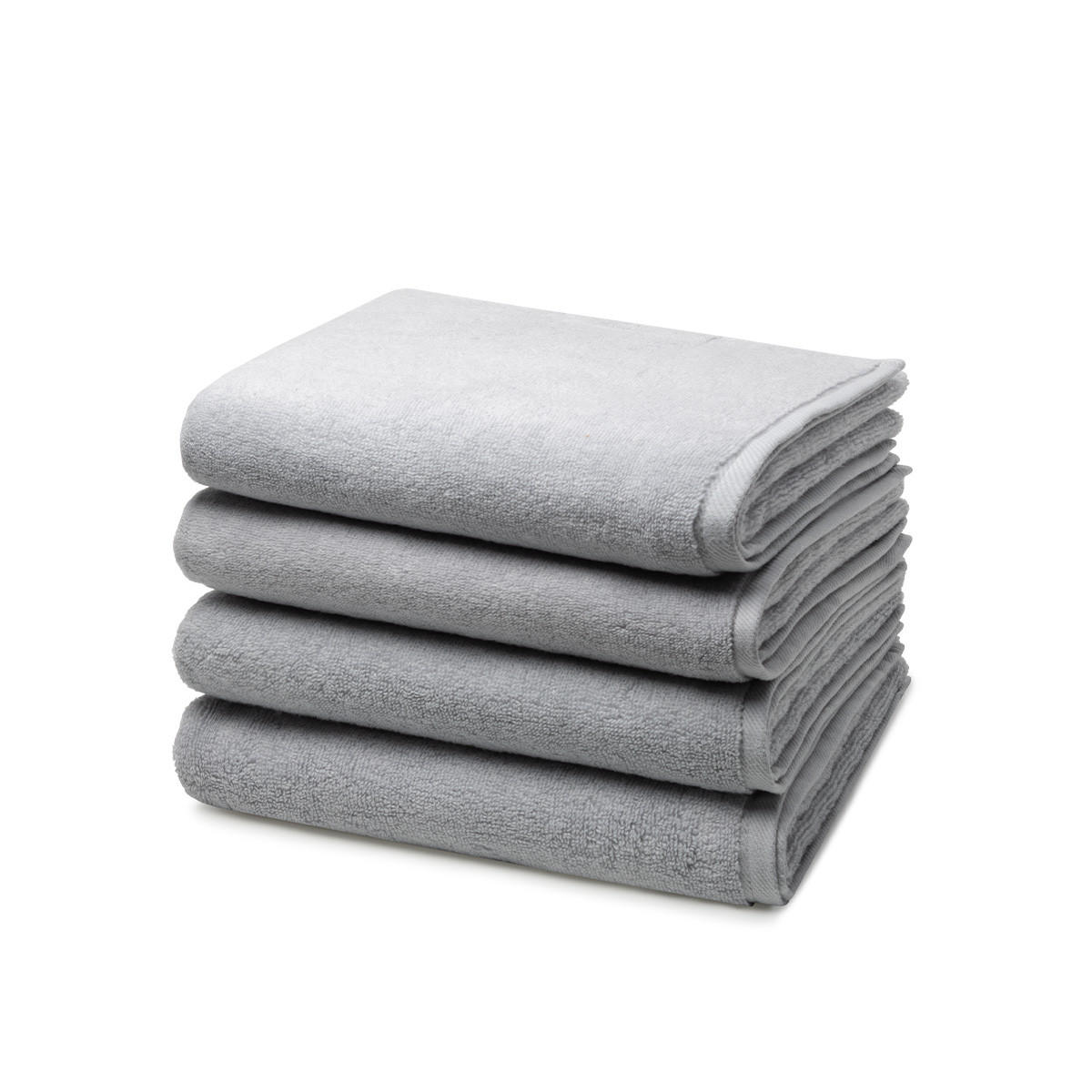 HANDTUCH Sensual Skin 4er-Set - Hellgrau, Textil (50/100cm) - Ross