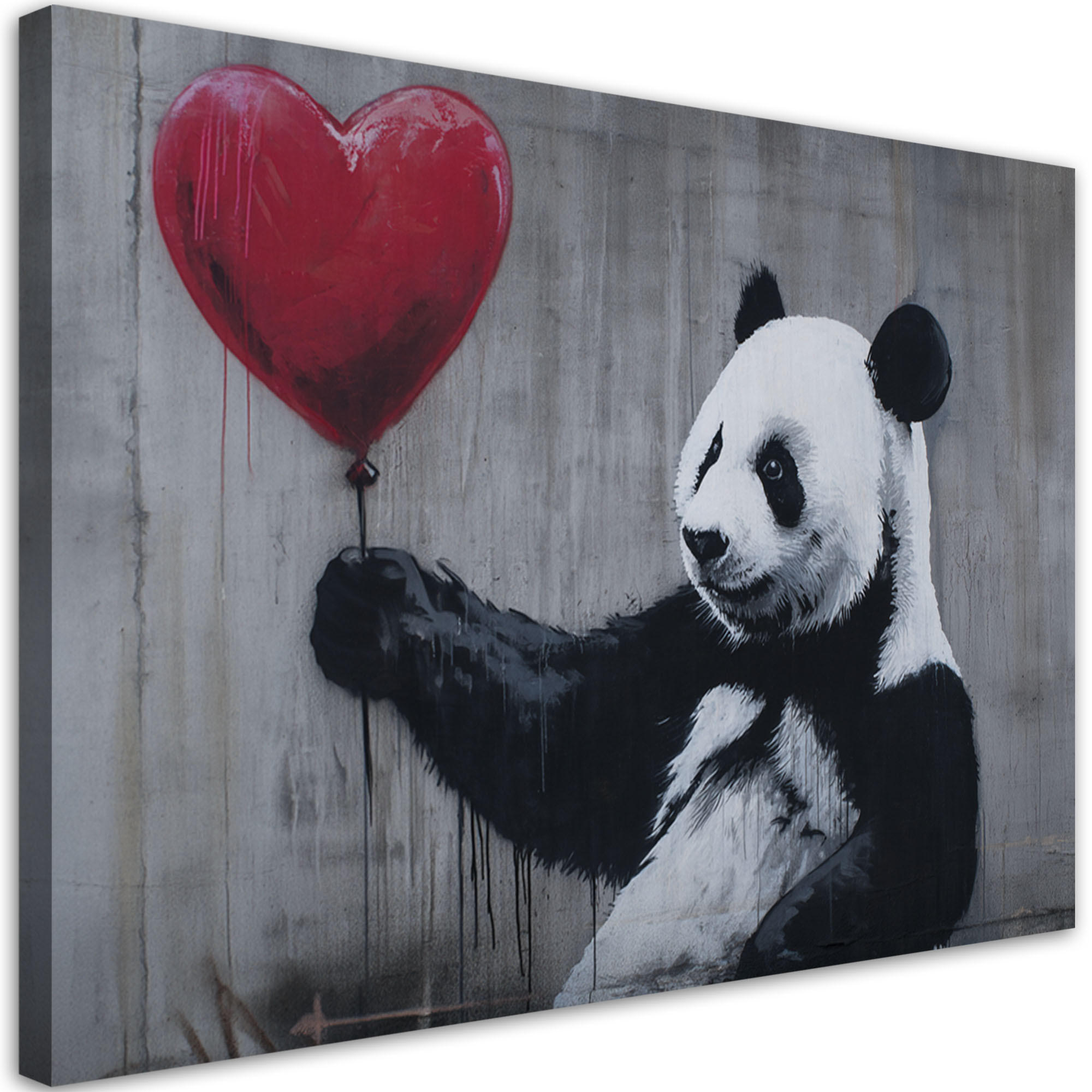 Feeby Leinwandbild Grau 30x20 cm