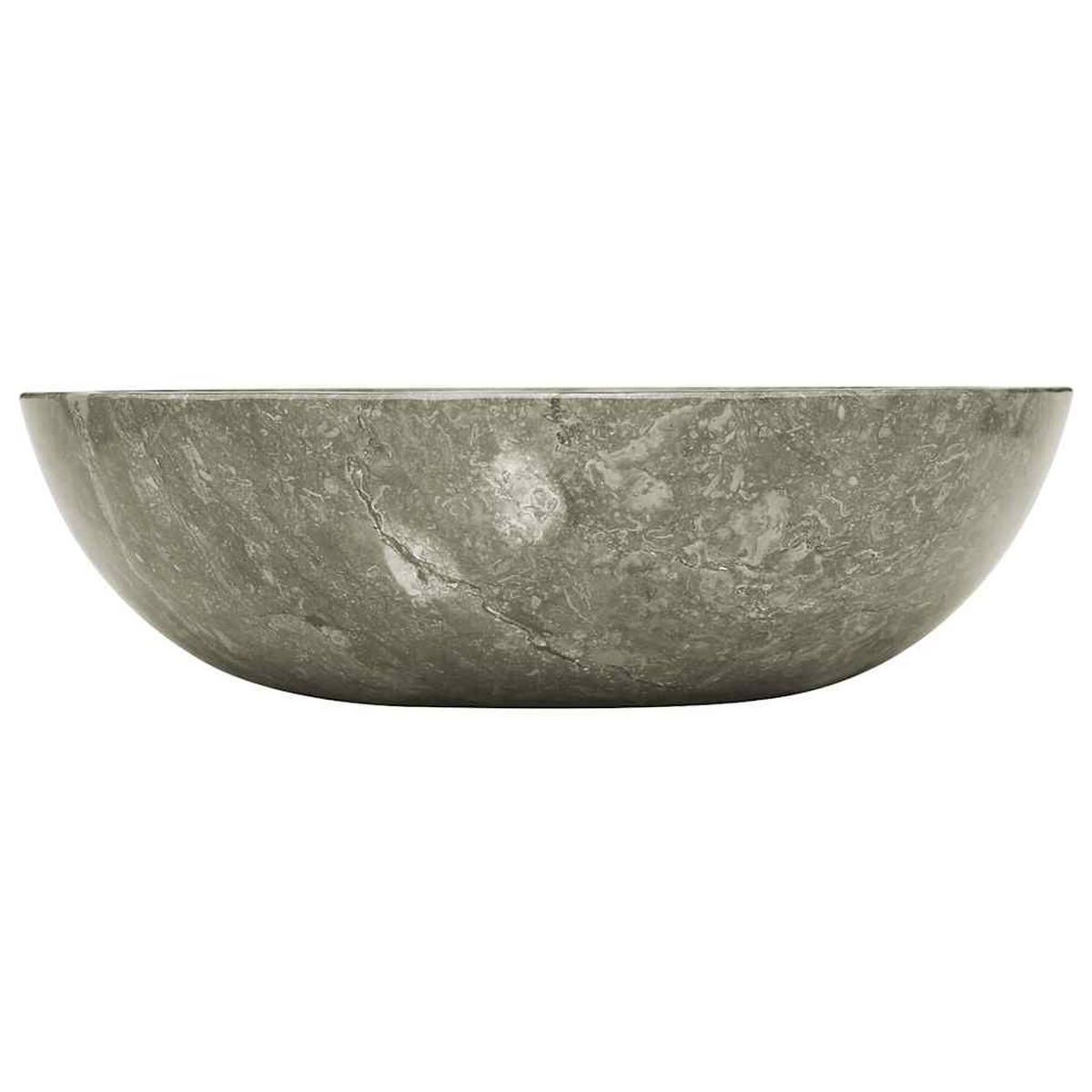 WASCHBECKEN Larue 40/40/12 cm - Grau, Stein (40/12/40cm) - Nettlife