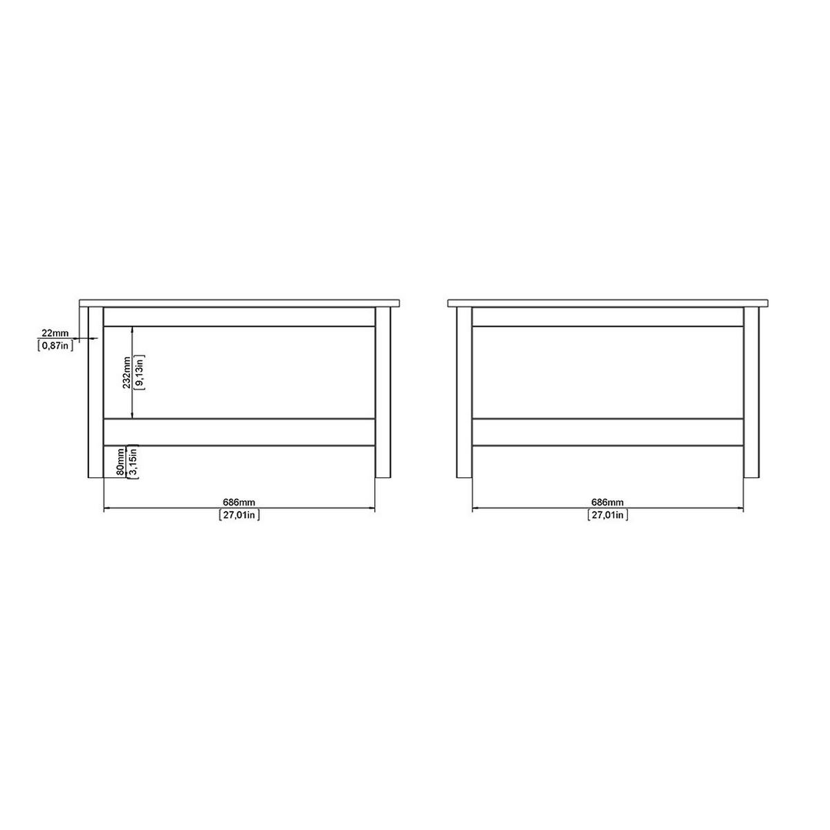 COUCHTISCH, Madrid, Eiche, Spanplatte foliert, 81 x 81 x 45 cm - Eichefarben, Holzwerkstoff (81/81/45cm) - ebuy24