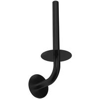 HALTER Für Toilettenpapier Rea Black 322220a Duo - Schwarz, Metall (23/7/11cm) - REA