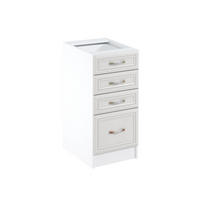 UNTERSCHRANK D40S4 – Sycylia Weiß – Weiß / Creme - Creme/Weiß, Holzwerkstoff (40/82/47cm) - ROYAL24_MARKT