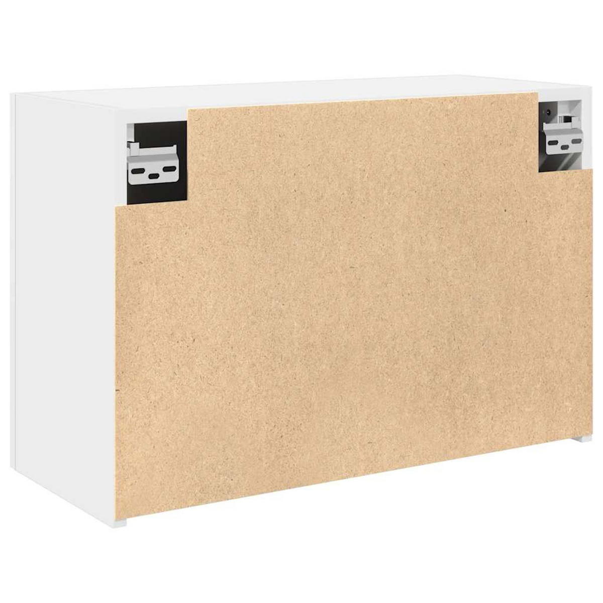 BAD-WANDSCHRANK Weiss 60/25/40 Cm Holzwerkstoff - Weiß, Holzwerkstoff (25/40/60cm) - vidaXL