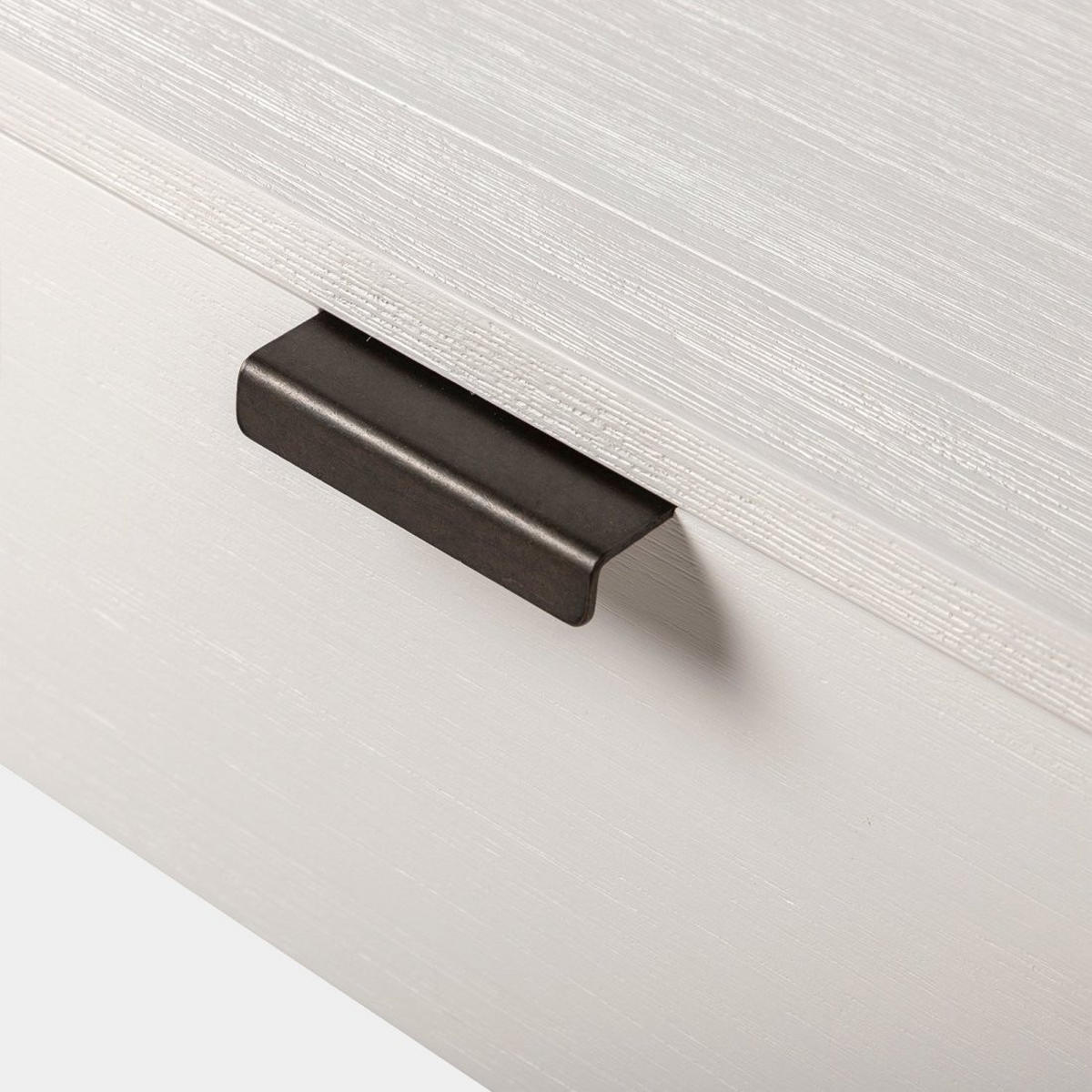 NACHTTISCH MIT 1 SCHUBLADE Aima Weiß 45 cm x 60 cm - Weiß, Holzwerkstoff (45/60/35cm)