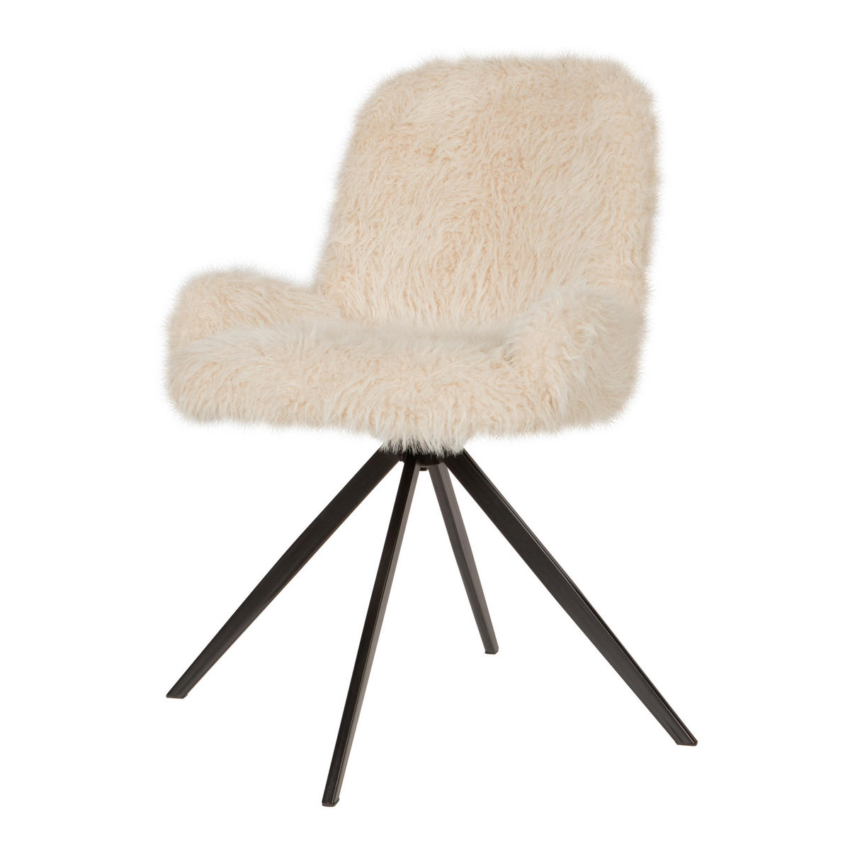 ESSZIMMERSTUHL Leander Beige 58/53.5/83.5cm - Beige, Textil (53.5/83.5/58cm) - PTMD Collection