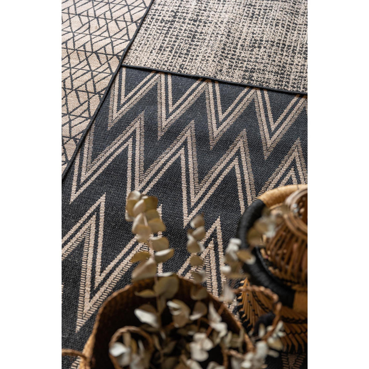OUTDOOR-TEPPICH Lou 2 natur 160 x 230 cm - Naturfarben, Textil (160/230cm) - Vivaraise