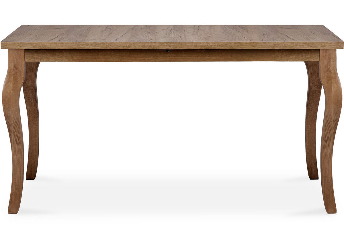 ESSTISCH CABIO ausziehbar bis 190cm, Eiche lefkas - Eichefarben, Holz (150/77/80cm) - KONSIMO®