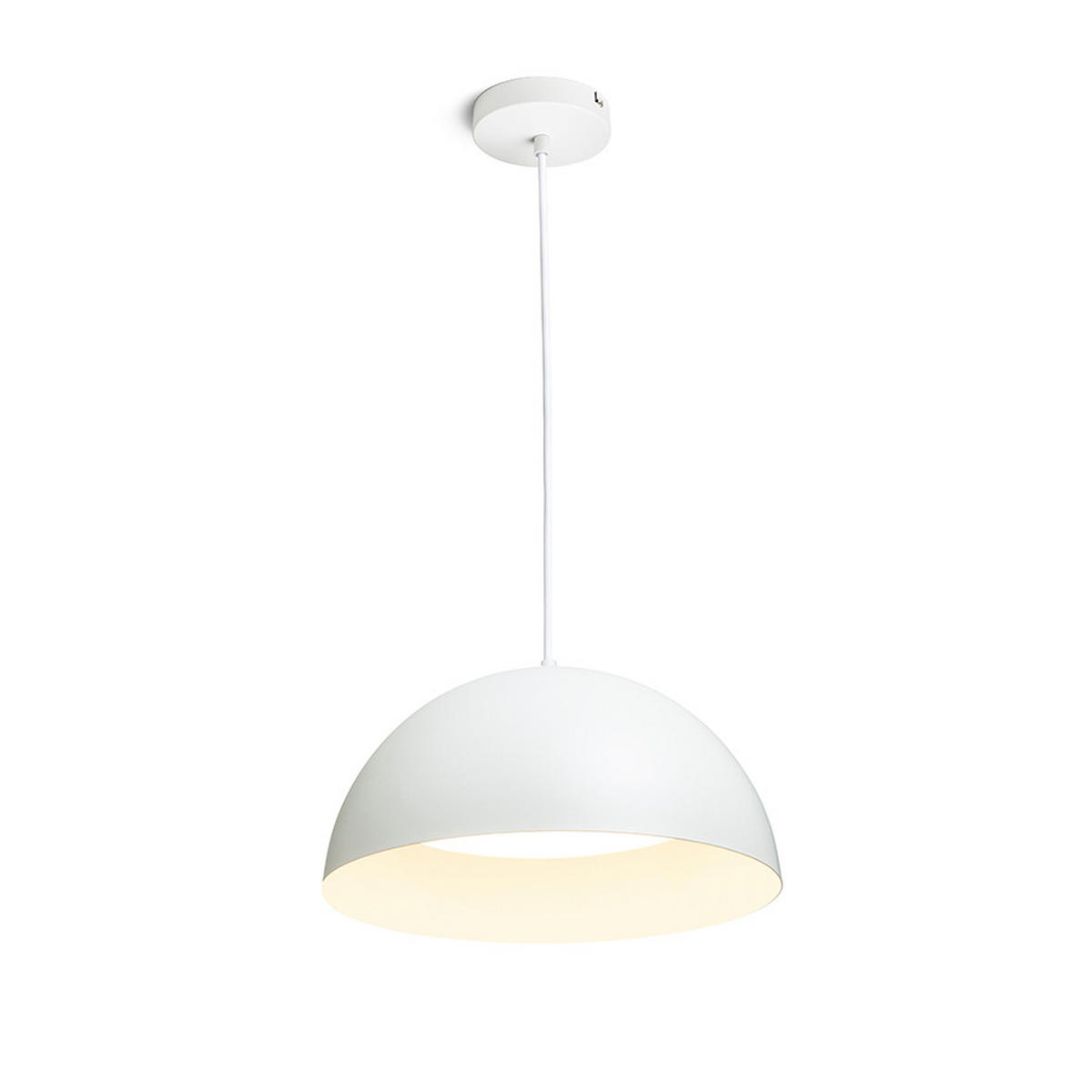 PENDELLEUCHTE GLADYS 40 Weiß 30 W - Weiß, Metall (30/30/120cm) - Rendl