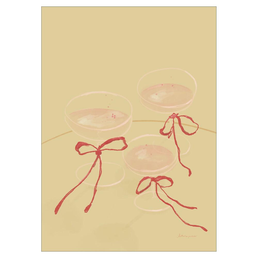 POSTER Katharina Puritscher - Cheers to Us - Naturfarben, Papier (30/40/0.1cm) - Poster&Frame