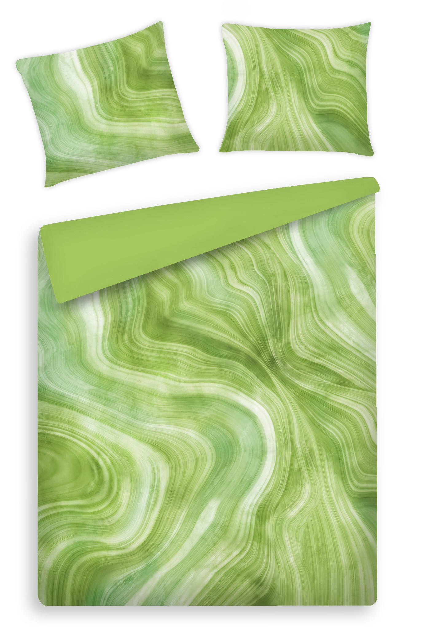 BETTWÄSCHE Seatina - Grün, Textil (160/200cm) - home&you