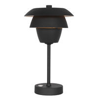 LED TISCHLEUCHTE Bordlampe Schwarz Metall - Schwarz, Metall (18/18/31cm)