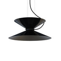 HÄNGELEUCHTE - Schwarz Hochglanz, Metall (40/40/20cm) - Lumicom