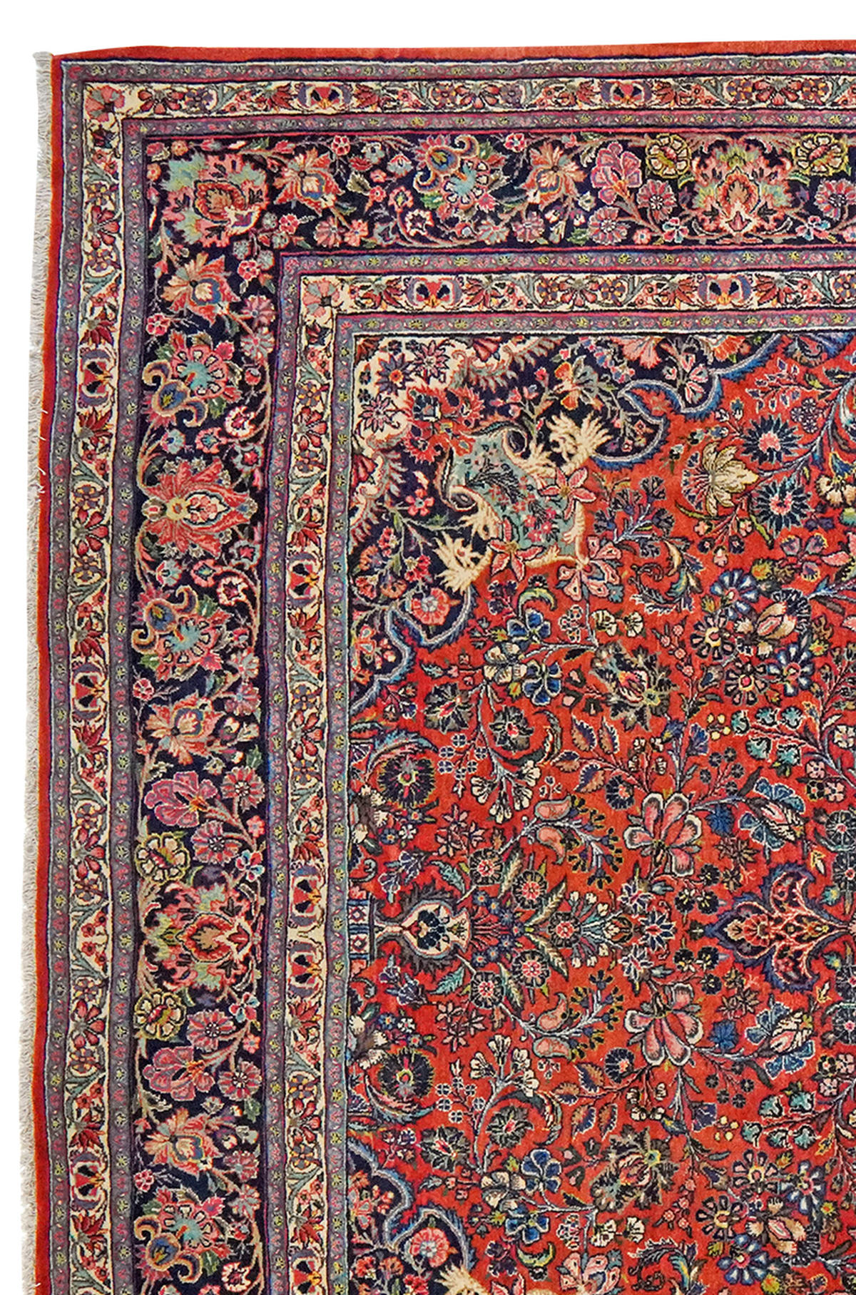 TEPPICH Ekbatan Rot 364/270 cm Schurwolle - Rot, Textil (270/364cm) - Looma