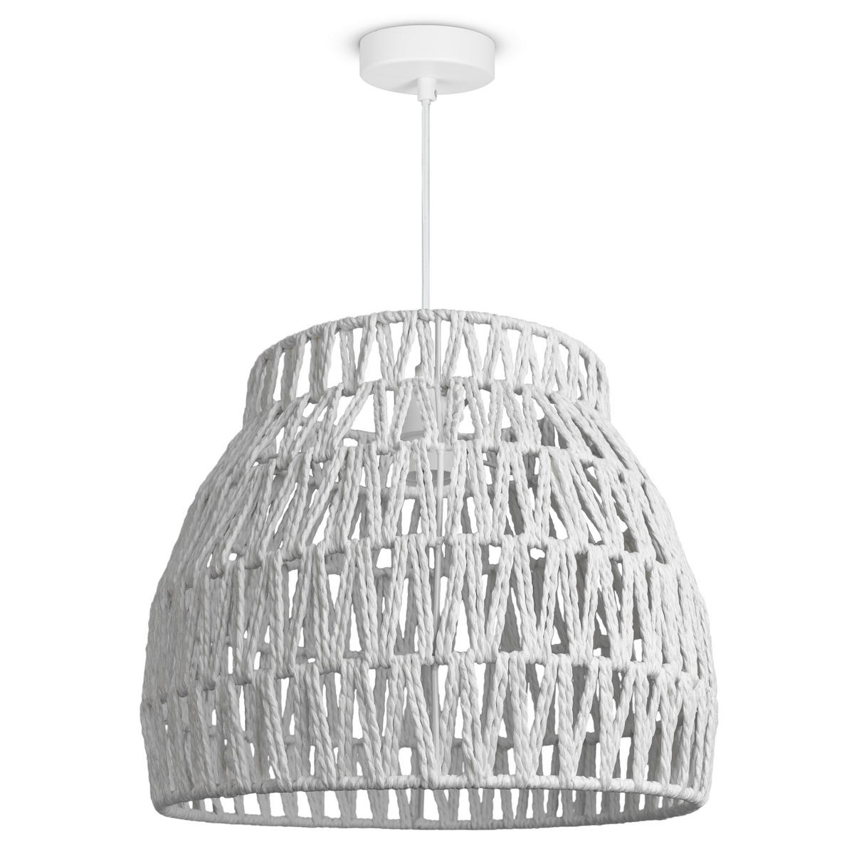 PENDELLEUCHTE Hugo Pd1 Ron - Weiß, Metall (35/35/30.4cm) - Paco Home