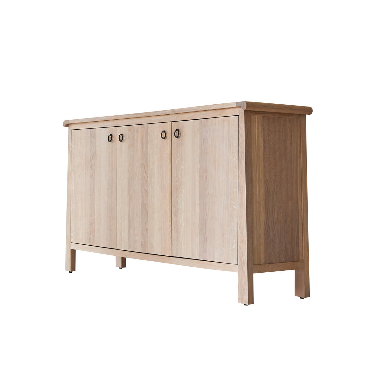 ANRICHTE Volute Natur aus Eiche - Naturfarben, Holz (181/100/47cm) - Tikamoon