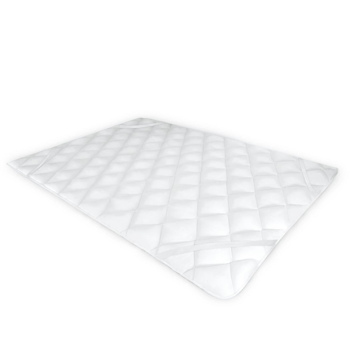 MATRATZENTOPPER für bequemes Liegen auf harten Matratzen 120x200 - Weiß, Textil (120/200cm) - Mister Sandman