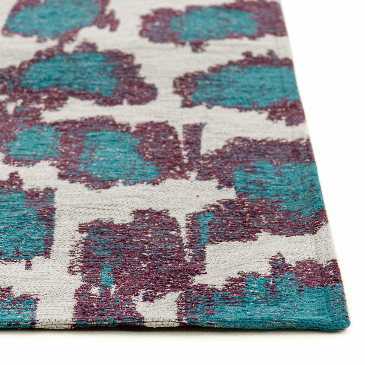 TEPPICH Blue Duck Lola&Moi 80/150 cm - Blau, Kunststoff/Textil (80/150cm) - Lola&Moi