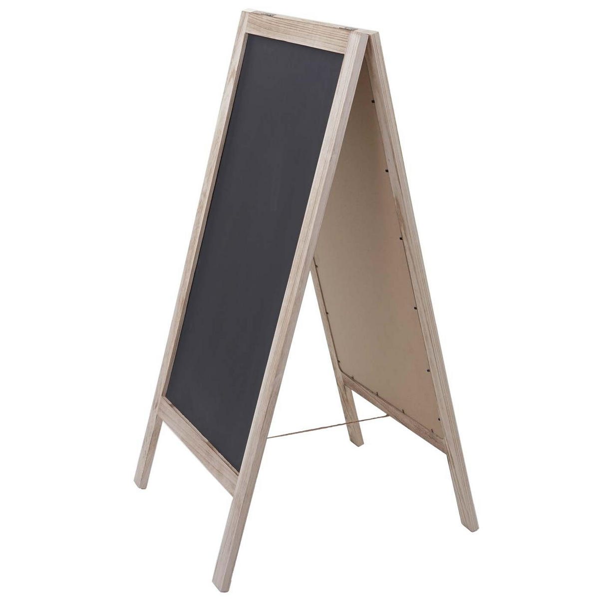 XL REKLAMNÍ TABULE Béžová - béžová, dřevo (50/100/57cm) - MCW