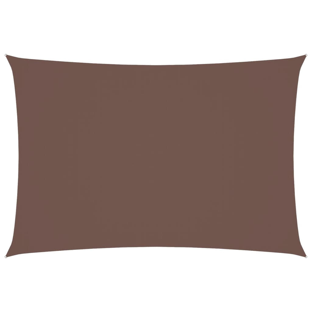SONNENSEGEL Oxford-Gewebe Rechteckig 2,5x4,5 m Braun - Braun, Textil (450/250cm) - furnicato