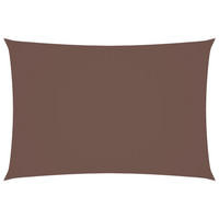 SONNENSEGEL Oxford-Gewebe Rechteckig 2,5x4,5 m Braun - Braun, Textil (450/250cm) - furnicato