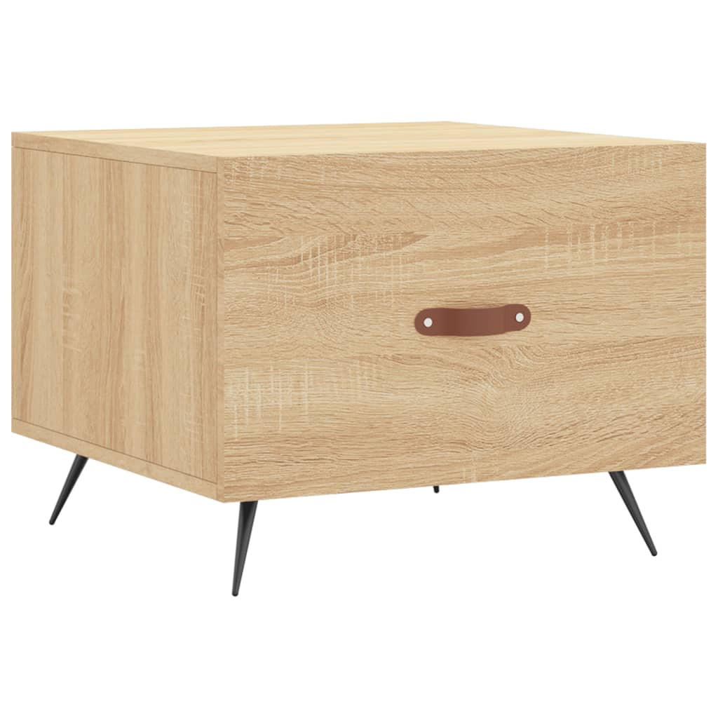 COUCHTISCH Sonoma-Eiche 50x50x40 cm Holzwerkstoff - Braun, Holzwerkstoff (50/50/40cm) - furnicato