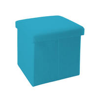 SITZBOX Faltbar 30/30/30 cm (Blau) - Hellblau, Textil (30/30/30cm) - Intirilife