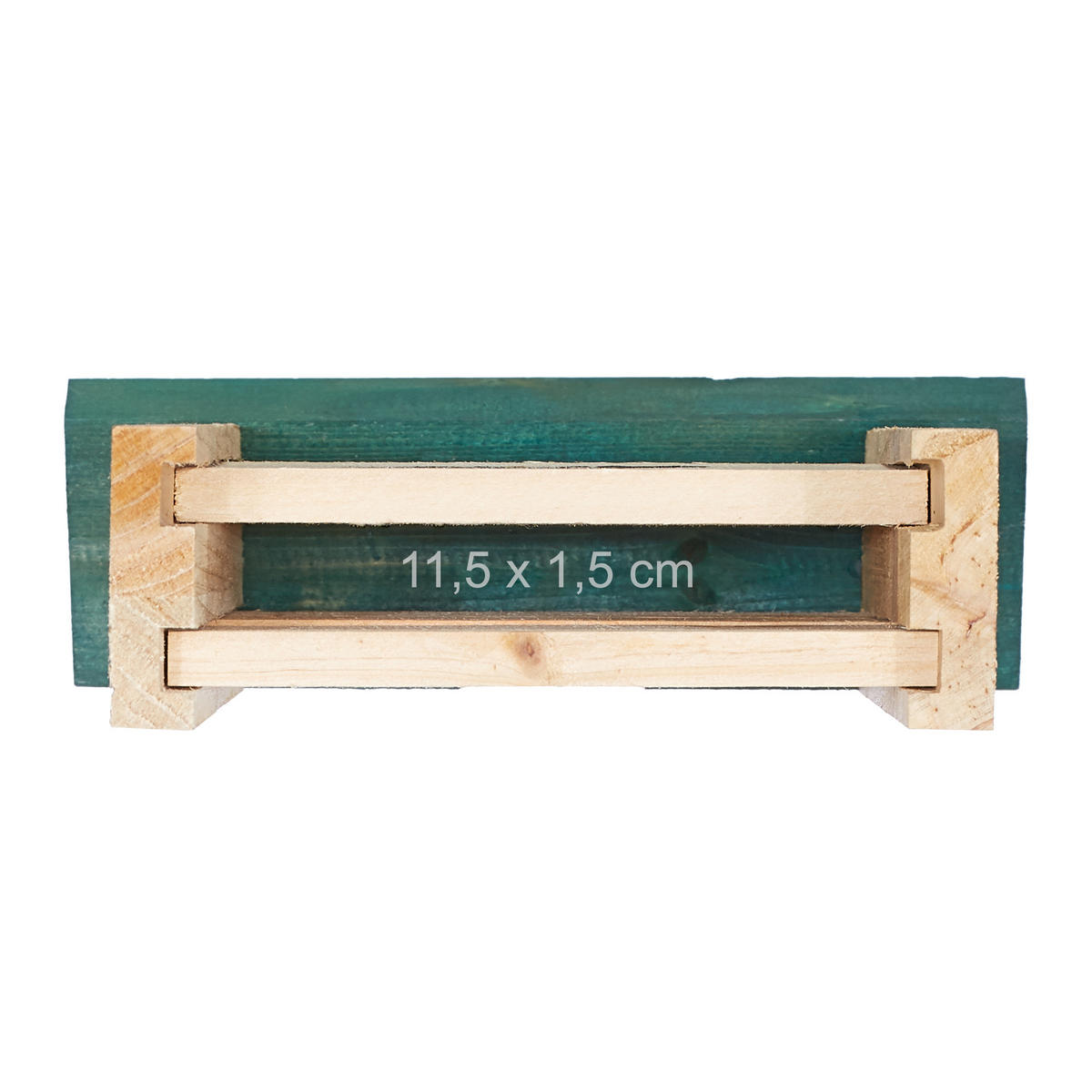FLEDERMAUSKASTEN - Hellbraun, Holz/Metall (18/25.5/6cm) - Relaxdays
