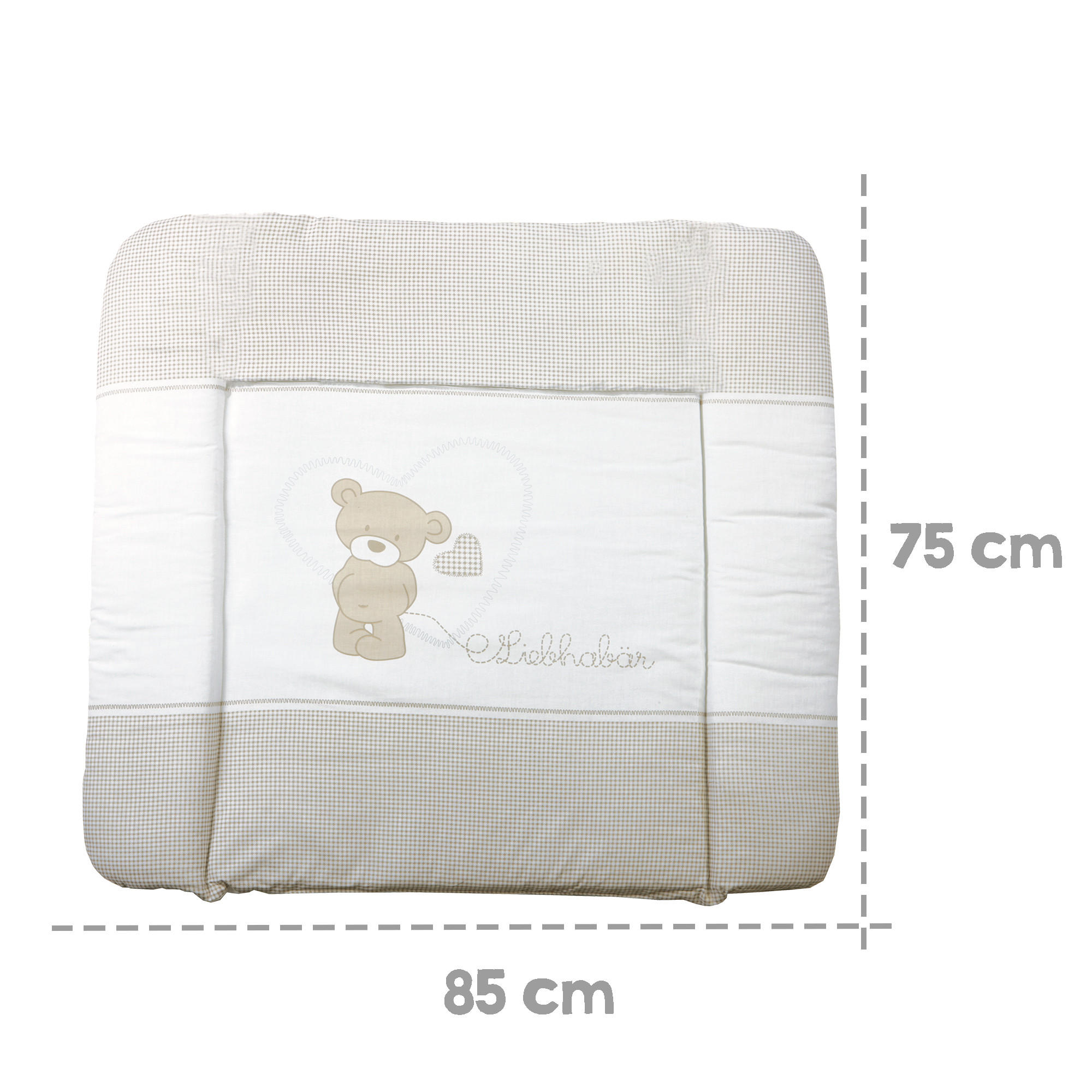 WICKELAUFLAGE Liebhabär - Braun, Textil (85/75cm) - Roba