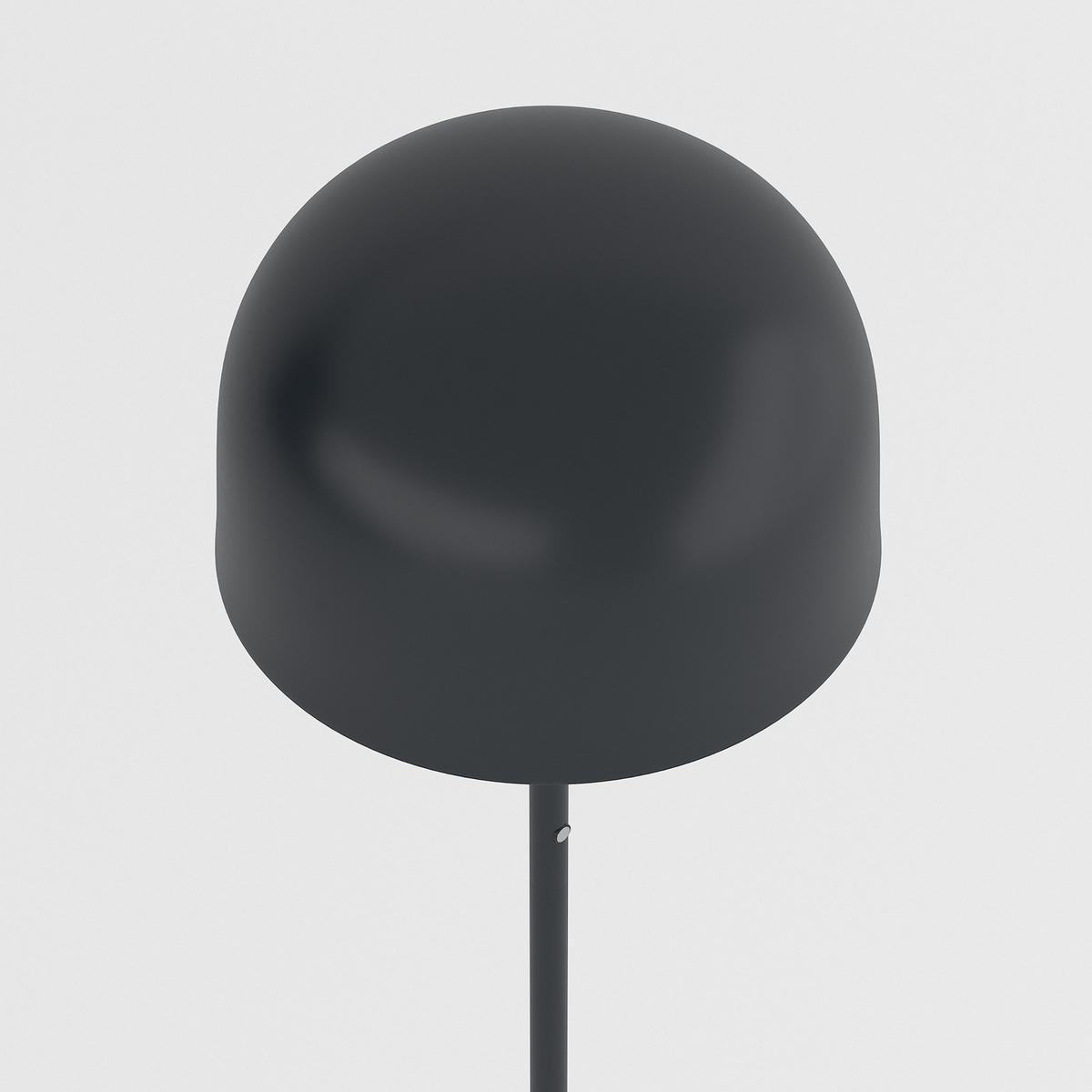 AKKU-STEHLEUCHTE - Eisen / Kunststoff - Dimmbar - Schwarz, Kunststoff/Metall (20/20/147cm) - home24