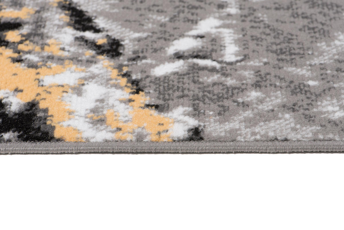 TEPPICH MAYA Gelb Meliert Splash Verwischt 180/250 cm - Gelb, Textil (180/250cm) - Tapiso