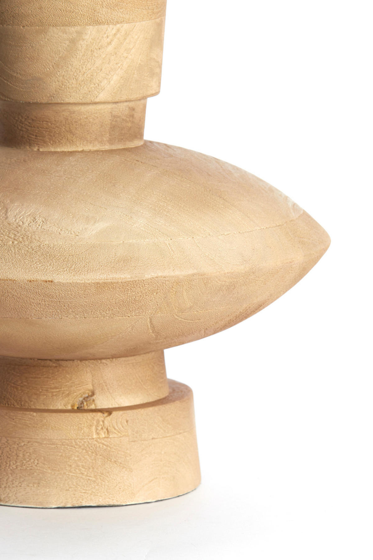 LAMPENFUSS Fiera Braun Ø31/31 cm - Hellbraun, Holz (31/31/31cm) - Light & Living