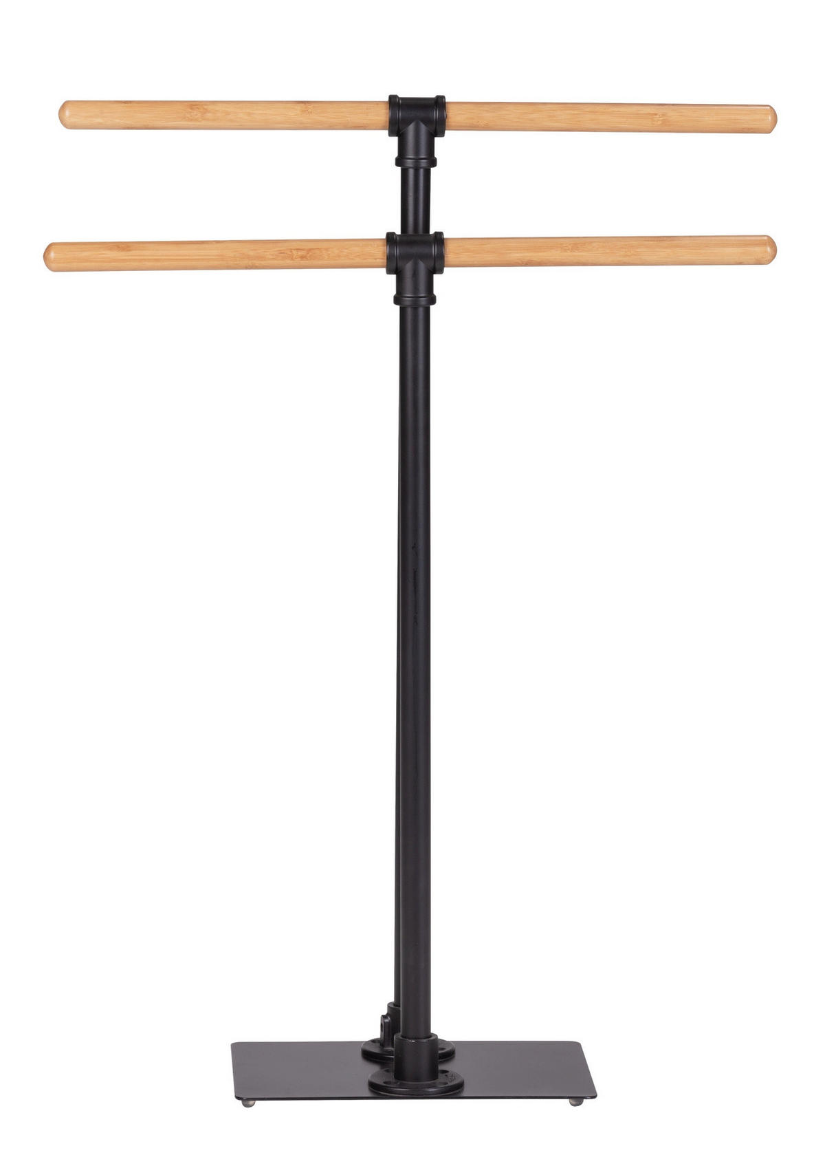 HANDTUCHSTÄNDER Forli schwarz Bambus - Schwarz, Metall (60/82.5/20cm)
